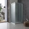 Box doccia angolare quadrato 90x90 cm cristallo opaco ruvido | Giada