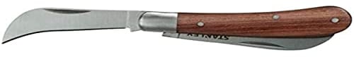 Couteau d?électricien a 2 lames - manche bois - STHT0-62687