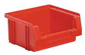 LA-KA-PE Sichtlagerkasten PLK 5 B102xT89xH50 mm rot