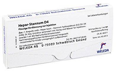 Hepar Stannum D 4 Ampullen