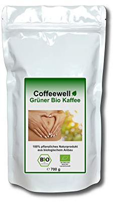Coffeewell Grüner Bio Kaffee (700g) - GMP zertifiziert