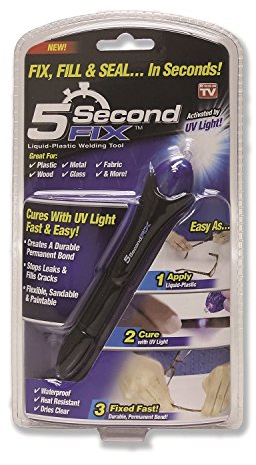 Three Fire Dragon JIASTONE 5 Second Fix Quick & Easy DIY Glue UV Activated Liquid Plastic Bonding Self-Adhesive Filler