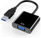 Warmstor USB 3.0/2.0 to HDMI Converter Adapter Cable USB 3.0 Male to Female 15 Pin Video Converter Cable for Windows 7/8/vista/10 Black