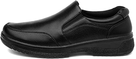Hobos Buster Mens Black Slip On Shoe - Size 8 UK - Black