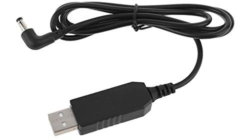 KERDEJAR Universal 90 Degree USB 5V to 12V 4.0x1.7mm Power Supply Cable for Tmall Smart Bluetooth Speaker Echo Dot 3rd Router LED Strip 1m