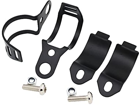 NA 2 Pcs Motorbike Turn Signal Mount Bracket Universal Turn Signal Indicator Relocation Fork Bracket Clamp Metal Fork Relocation Clamps Brackets for Diameter Fork Tubes,HQD-021