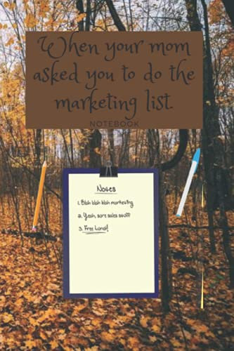 Marketing List Notebook: Journal
