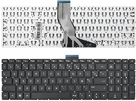 Clavier Azerty Français Compatible avec HP 15 Series 15S-FQ Series sans Rétroéclairage