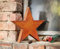 Dekoleidenschaft Dekofigur Stern aus Metall in Rost-Optik, Ø 29 cm, Outdoor Deko frostsicher, Weihnachtsdeko wetterfest, Metallstern, Gartendeko für Draußen, Rostdeko, Gartendekofigur