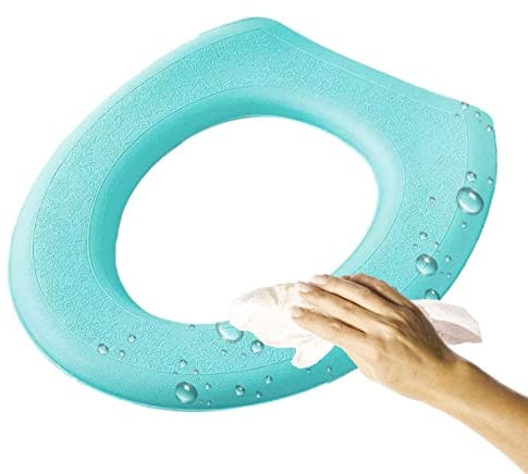 DALIAN Soft Toilet Seat Cushion Pads - Comfortable, Easy Installation, Stretchable Bathroom Seat Covers