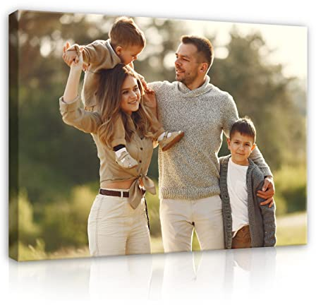 Ihr Foto auf Leinwand 150x100 cm XXL - Bilder auf Leinwand - Leinwandbild Ihr eigenes Wandbild mit Wunschmotiv Personalisiertes Leinwandbilder als Geschenk Kunstdruck Bild auf Wand Wandbilder