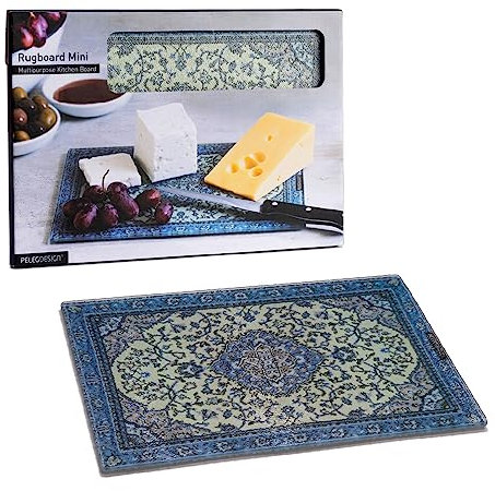 PELEG DESIGN - Rugboard Mini Schneidebrett I Servierbrett Glas I Schneidbrett orientalisches Design