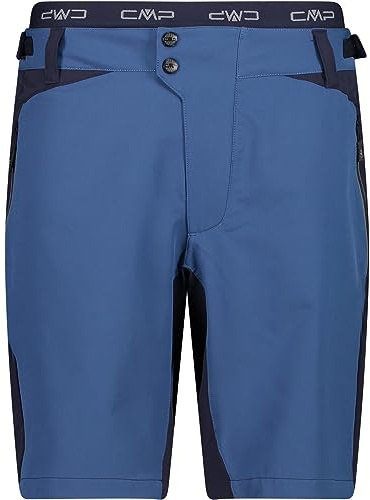 CMP Herren Radhose kurz, Dusty Blue, 56