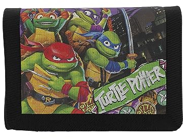 CYPBRANDS Unisex Kinder Ninja Turtles Geldbörse-Mutant Brieftasche, bunt