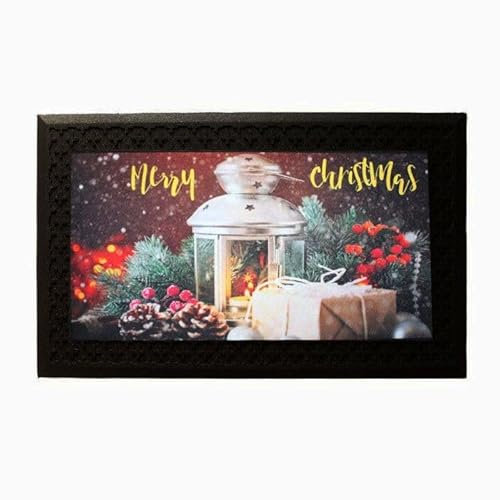 Russo Tessuti Tappeto Zerbino Fuori Porta Musicale Luci LED Magico Natalizio Natale Christmas-Variante 2
