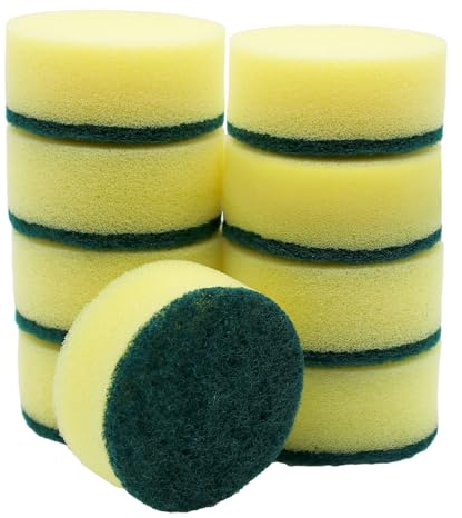 ZHIYUQL® 9 Stück Schwammbürstenköpfe Kompatibel Bosch Brush Pads 6033 Elektrische Reinigungsbürste Aufsätze Universal Ersatzbürsten für Reinigungsgerät Zubehör