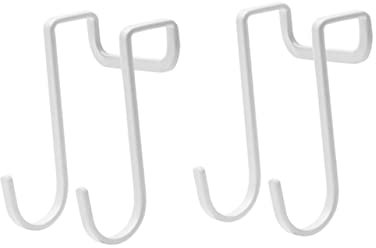 YHJZSM 2 Pcs 1 Set Door Behind Bed Storage Hanging Wall Mount Coat Rack Over Door Towel Bar Wall Mounted Towel Rack Bathroom Towel Hooks Scarf Hangers for Closet Door Hanger Hook Rack Hat