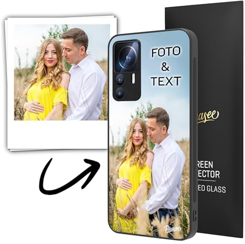 PICASEE Xiaomi Redmi 13C Hülle - Personalisierte Handyhülle für Xiaomi Redmi 13C Case | Fallschutz 5m - personalisiert Ultimate Handyhülle + Foto