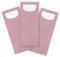 itenga 24x Bestecktasche aus Papier mit kleiner weißer Serviette Besteckserviette Pochette (rosa)