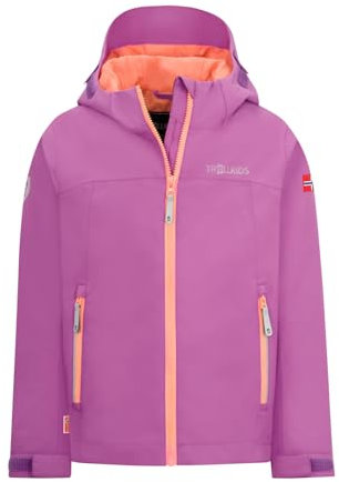 Trollkids Kids Telemark Jacket 164, Mallow pink