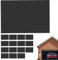 Finestra magnetica per porta del garage, 16 calamite per finestre del garage, finestra magnetica, decorazione per porte del garage, decorazione per la casa