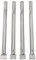 Tyenaza 4Pcs Gas Grill Burner Tube, Stainless Steel Universal High Strength Barbeque Grill Burner Pipe