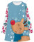 Mädchen Kleid - Kleine Mädchen Weihnachten Rotes Kleid Lange Ärmel Santa Outfit Baby Mädchen Strickkleid Weihnachtself Kostüm Kinder Casual Jersey Kleider Geburtstag Party Kleider