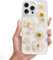 rongki Floral Case for iPhone 11 Pro Clear Case with Real Dried Flower Patterns, Glitter Cute Flowers Design for Women Girls Slim Soft Edge Shockproof Phone Cover for iPhone 11 Pro 5.8 (Daisy)