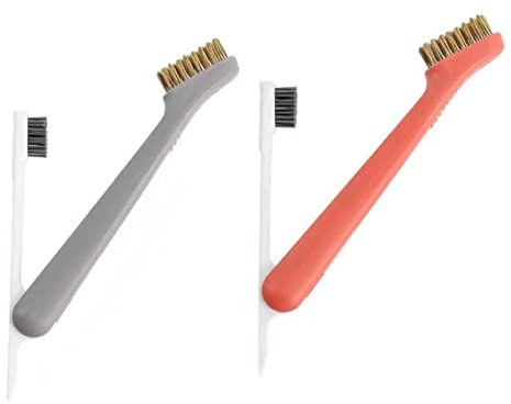 Healeved Hob Cleaner 2pcs Kitchen Degreaser Hob Bright Hob Cleaner Stove Cleaner Brush Set Multi-function Cooktop Stove Brush