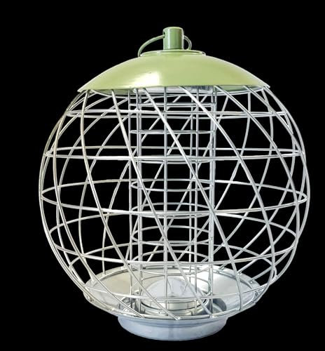 Johnston & Jeff Miami Squirrel Proof Fat Ball Feeder 25cm Metal Wild Bird Feeder