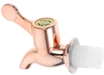 OKUMEYR Ersatz Wasserhahn Für Wasserspender 17-21mm Bohrung Robustes Abs Hebelventil Kompatibel Für Haushalt Büro Restaurant