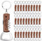 30 pièces Ouvre-bouteilles Multifonction en Palissandre Personnalisés, Cadeaux Gravés pour Mariage, Anniversaire et Événements - Porte-clés pour Invités