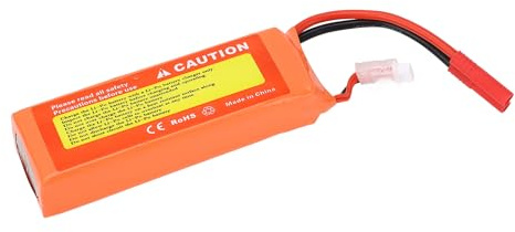 Tbest RC -Drohne Lipo -Batterie, 11,1 V 5000mAh 45C Flugzeugbatterie mit 4,0 Bananenanschluss für FPV -Drohne Quadcoper RC Hubschrauber