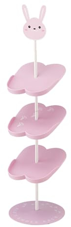 Yamazaki 7962 Schuhregal für Kinder, pink, Stahl/Polypropylen, minimalistisch, 18 x 18 x 67 cm