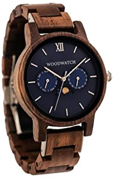 WoodWatch Mariner | Holzuhren für Herren - Armbanduhr Holz männer Premium | Wood Watch for Man | umweltfreundliches Produkt, wir Pflanzen 1 Baum für Jede Uhr