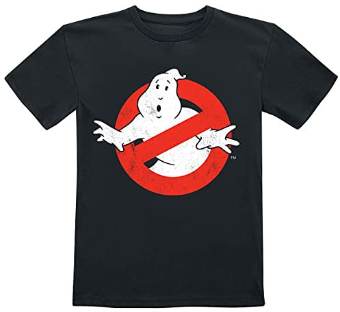 Ghostbusters Distressed Logo T-Shirt schwarz 146