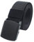 YEHMAN Unisex Gürtel Nylon Belt militärisches Design, mit Kunststoff Schnalle Automatischer Taktischer Gurtel Outdoor Sportarten Stufenlos Verstellbarer Länge 120 cm Breite ca. 3.8 cm - Schwarz