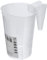 HENDI Caraffa graduata, impilabile, misurino con scala, 0,5L, ø95x(H)136mm, polipropilene