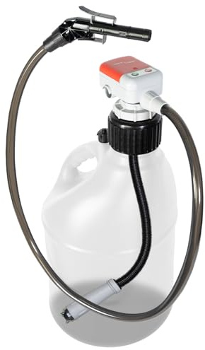Tera Pump Genuine 2nd Generation 2.4GPM, 4AA Battery Powered Fuel Cell Transfer Liquid Gas Pump, 51 inch Hose fitting any racing can (VP Summit Mr. Gasket)