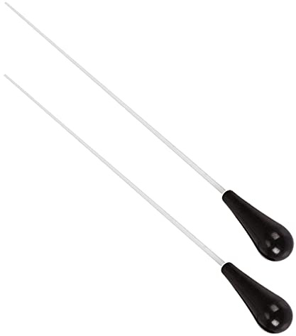 Jiayouy Taktstock / Taktstock mit ABS-Griff, 38,1 cm, Schwarz, 2 Stück