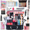 FantasyDay Multifunktions Exquisite Make-up Geschenkset Kosmetik Schmink Kit für Gesicht, Augen und Lippen - Makeup Paletten Schminkkoffer mit Lidschatten Palette, Lippenstift, Rouge, Mascara, Pinsel