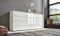 BMG Möbel Sideboard »Mailand Set 1« (Kommode Schubladenkommode Anrichte), mit weiß lackierten Hochglanzfronten und hochwertigen Push-to-Open Beschlägen