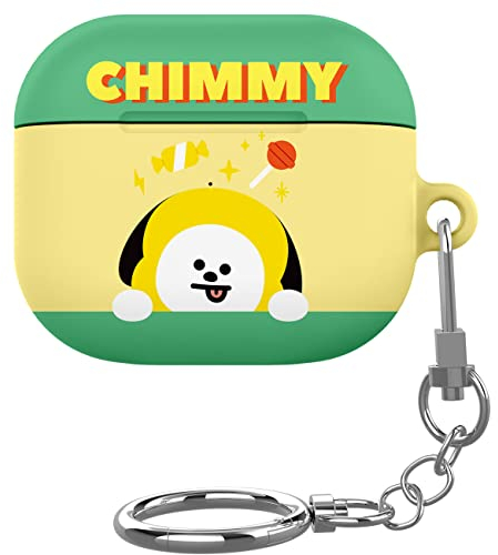 BT21 Offizielles Merchandise-Produkt für Airpods 3. Generation Schutzhülle Hartschale mit Schlüsselanhänger für Airpods 3 Hülle – CHIMMY
