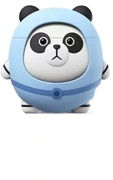 Kompatibel mit Apple Airpods Pro Panda Airpod Pro Hülle Bär Airpod Pro Hülle Cartoon Lovely Kawayi Airpod Hülle Niedliche Airpods Pro Hülle Tier Airpod Hüllen (blau)
