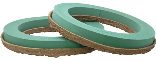 Flowerbox Oasis Steckschaum BIOLIT Kranz Ø44cm Steckmasse Steckschwamm - 2 Stück