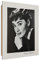 Feeby Wandbild 20x30 cm Schauspielerin Audrey Hepburn 1 tlg Schlafzimmer Büro Modern Deco Panel MDF Bilder Kunstdruck Wand Bild Wanddeko Design Wohnzimmer Film Porträt schwarz-weiß