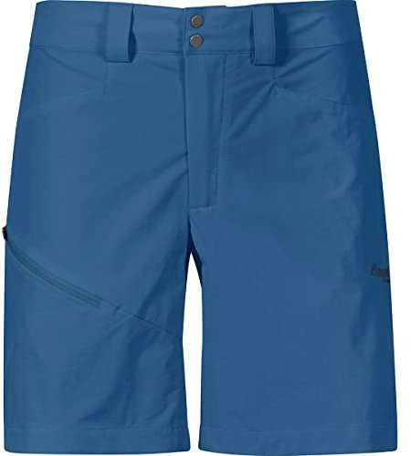 Bergans W Vandre Light Softshell Shorts Blau - Leichte atmungsaktive Damen Softshell Shorts, Größe 36 - Farbe North Sea