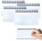 4er-Pack Karteikarten, 200 Blatt Karteikarten, linierte Revisionskarten, einfach aufklappbare Karteikarten, Cue-Karten für Bürobesprechungen, Lernen in der Schule, Gedächtnis, Haftnotizen (weiß)