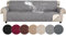 YSTELLAA 100% Wasserdicht Sofa Überzug 4 Sitzer, Couch Bezug Rutschfes, Waschbar Couchüberzug, Sofabezug Mit Armlehnen, Universal Sofa Covers Für Katze Hund, Mit Gummiband, Hellgrau