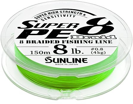 Sunline Super PE 8 Braid Light Green 12LB/6 kg PE #1.2